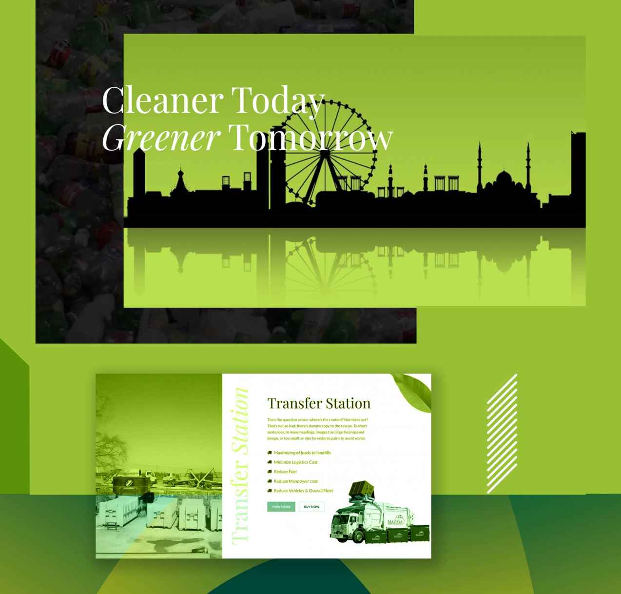 Top Reach Digital Client Mazaya Waste Management