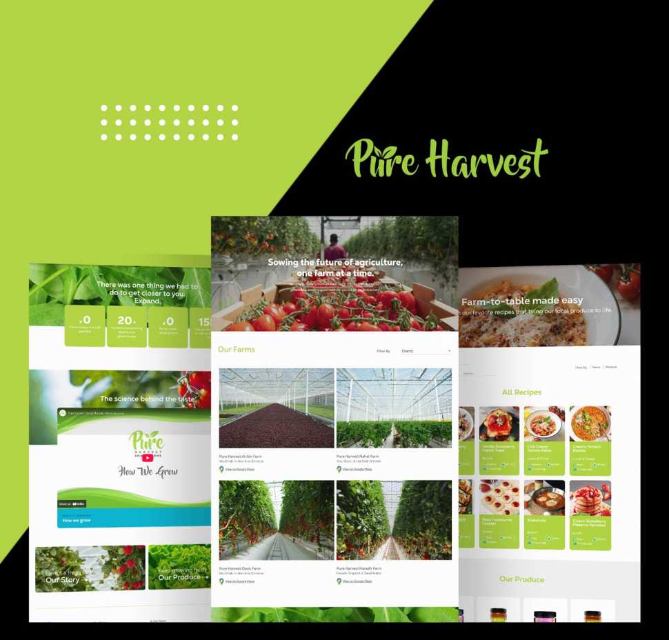 Top Reach Digital Client - Pure Harvest
